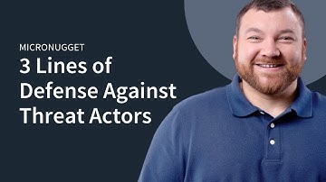 3 Lines of Defense Against Threat Actors
