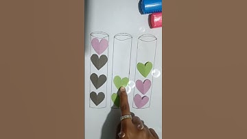 💜+🖤+💚Sort Puzzle Colour Mixing Game #satisfying #youtubeshort