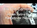 Fix old cameras kodak retina iia rangefinder