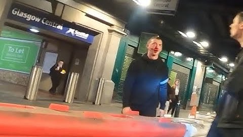 Oh Dear the Things You See in Glasgow City Centre on a Wednesday Night.