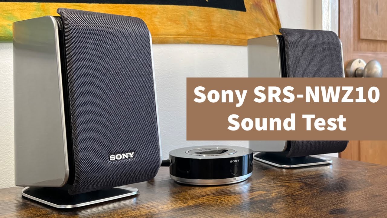 Sony SRS-NWZ10 Multimedia Speakers - Sound Test + Bass Test - YouTube