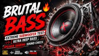 BRUTAL BASS 🔥 Extreme Subwoofer Test  Ultra Deep Bass & Speaker Shaking Sound Check