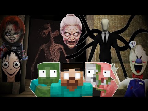 Monster School : Granny, Siren, Ice Scream and Friends - Minecraft Animation