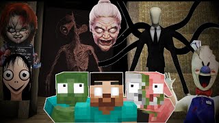 Monster School : Granny, Siren, Ice Scream and Friends - Minecraft Animation