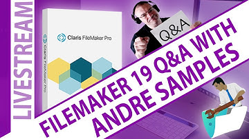 FileMaker 19 Q&A with Richard and Kristian and Andre Samples