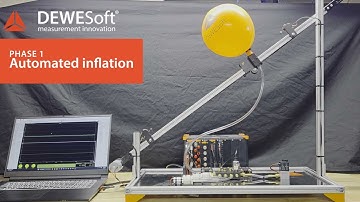 Automated Balloon Lift-Off Test with DewesoftX Sequencer