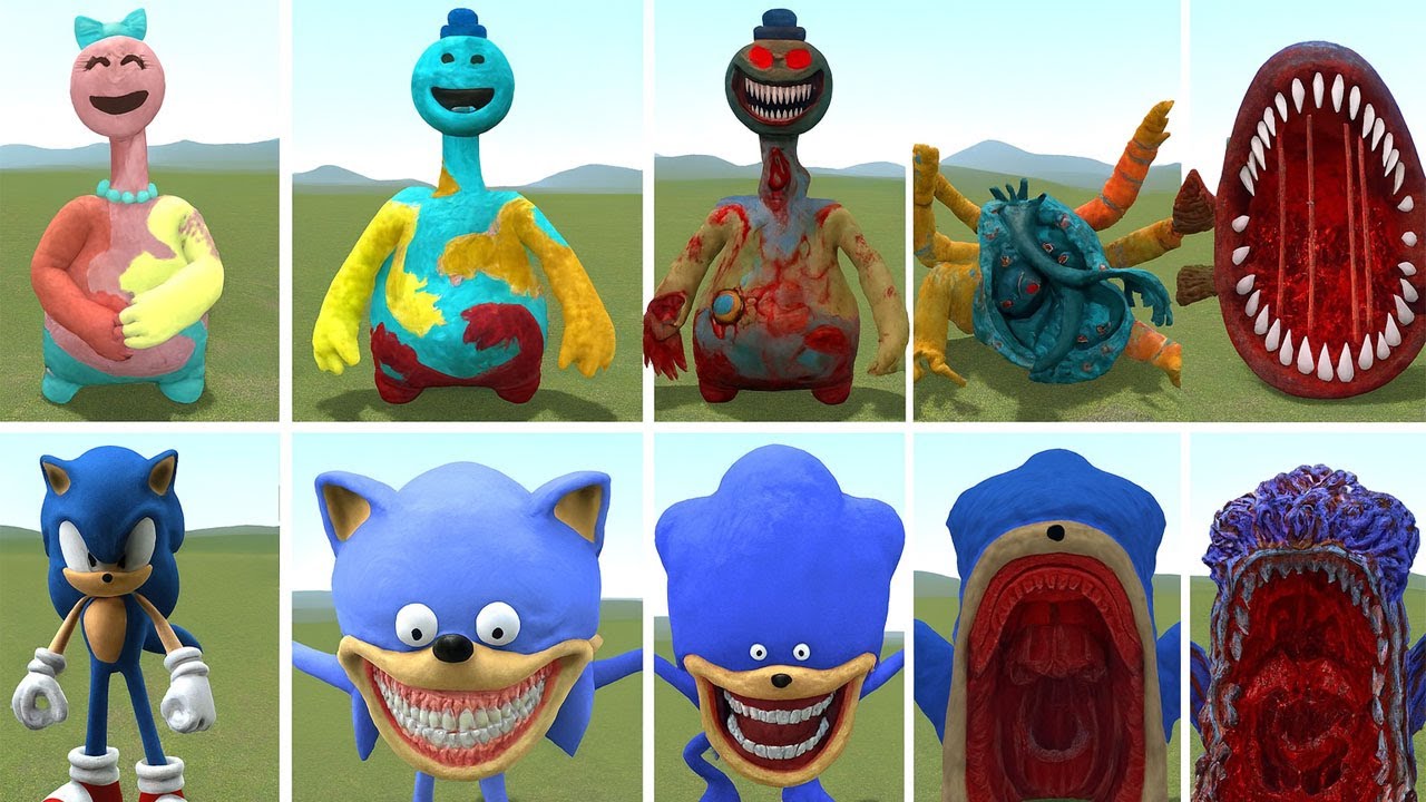 Every New Shin Sonic Evolution and the Rescue of Dolly Doughgirl – In Garry’s Mod!