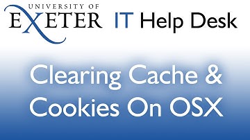 Mac OSX: Clear cache and cookies