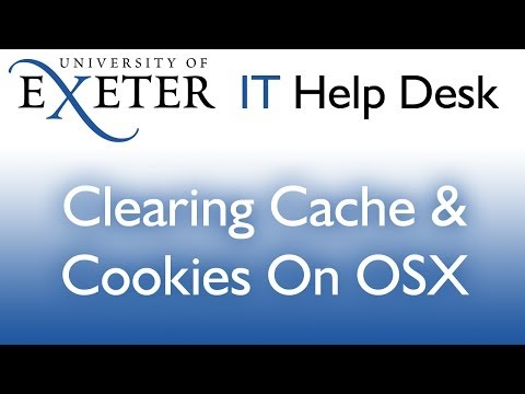 Mac OSX: Clear cache and cookies