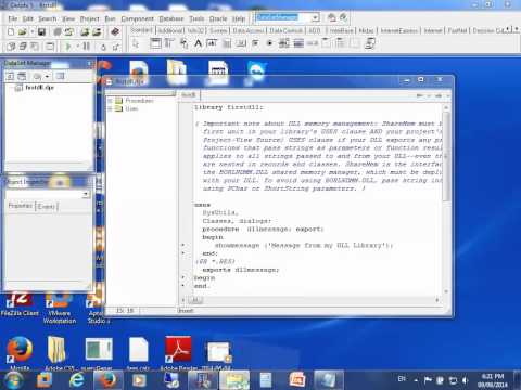 How to program DLL in delphi
