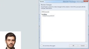 How to Install Entity Framework in visual studio.