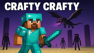 I Found End Portal in My Survival world Crafty Crafty !!!