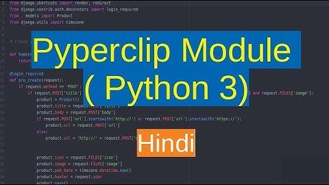 71.  Pyperclip - copy and paste text in Python