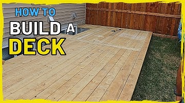 How to Build a Ground Level Deck