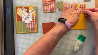 Simple Stamping with Stack, cut, and shuffle technique
