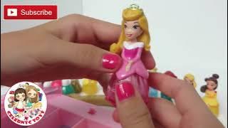 Princess Makeup Little Kingdom Collection with Sparkle Nail Polish, Hair Mascara & Lip Gloss Dolls