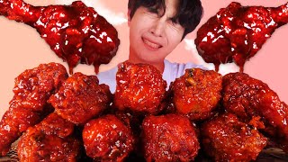 ENG SUB)OMG! Extreme Spicy Fire Chicken Eating Mukbang🔥Korean ASMR 후니 Hoony Eatingsound Realsound screenshot 5