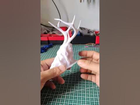 Deer Skull 3D print #3dprint - YouTube