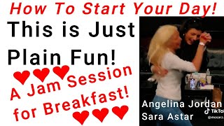 A GREAT UPLIFTING JAM SESSION FOR BREAKFAST PLEASE ! What A Great Way to start Every Day! Love It !!