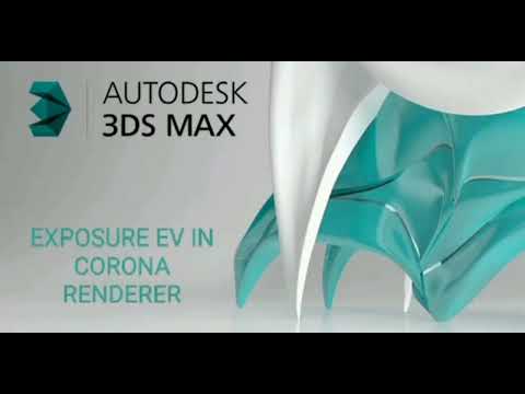 3DS MAX - EXPOSURE EV in CORONA RENDER (Architect Alpha)