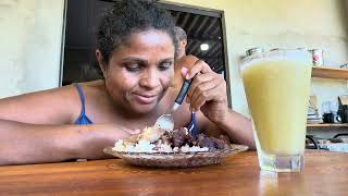 COMENDO UM POUQUINHO PARA IR AlI 👉🏼 