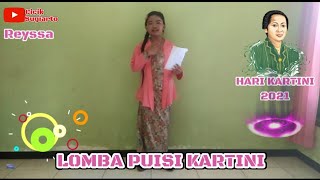LOMBA PUISI KARTINI (REYSSA K-5) // Hari Kartini 2021