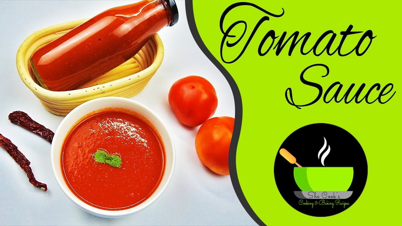 Homemade Tomato Sauce | Tomato Ketchup Recipe | Sweet Spicy n Tangy Tomato Ketchup |  Ketchup | She Cooks