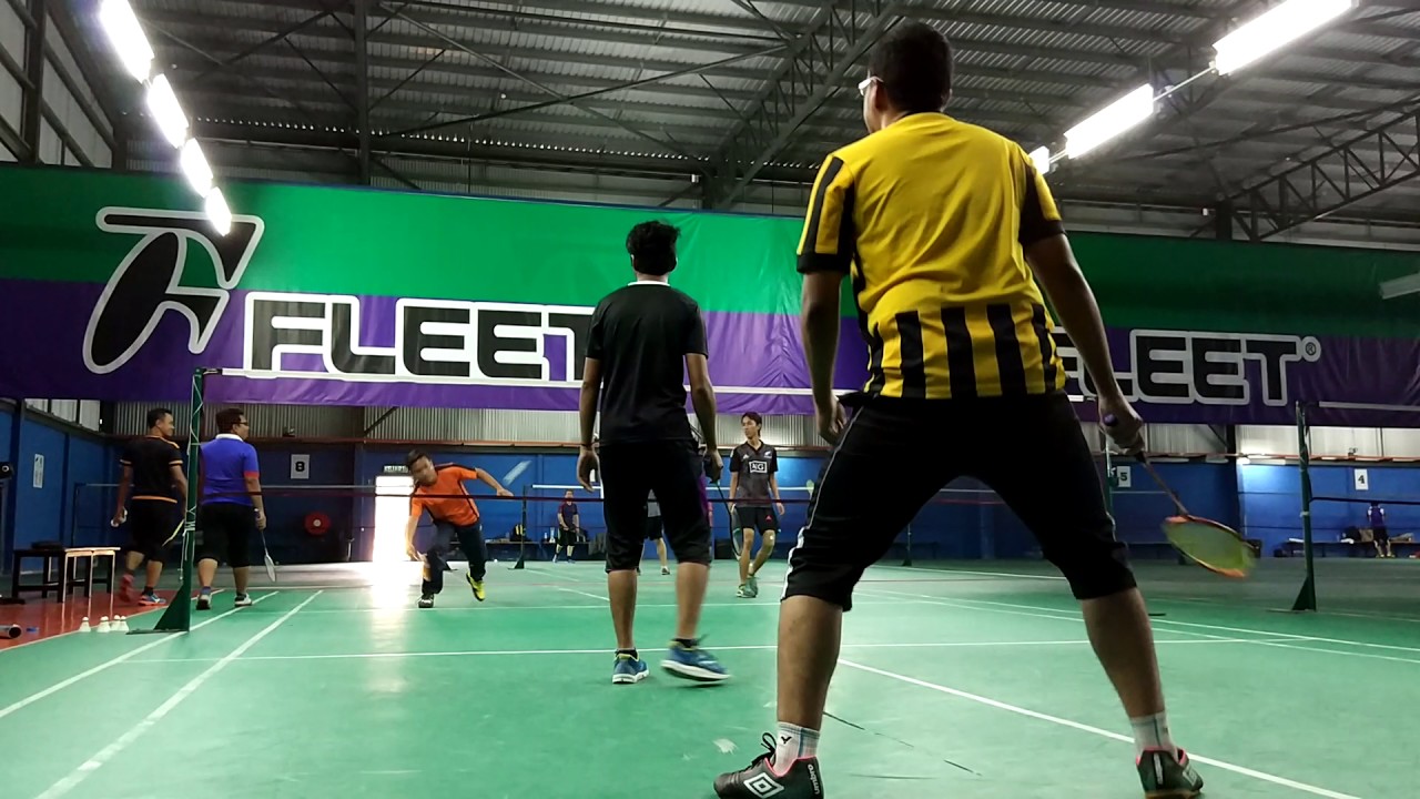 Beginner badminton training