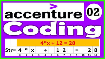 2. Accenture Coding Questions 2021 ||  Find the value of x || Fox Tech Academy || Coding Questions