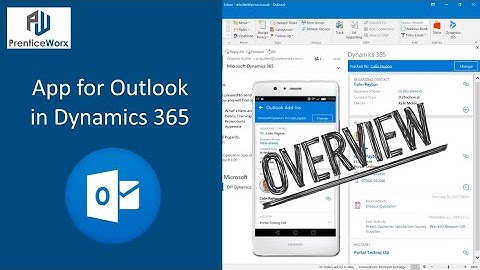 Dynamics App for Outlook - Add Entity