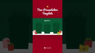 Christmas PowerPoint Template 🎄 #pptanimation #behindtheslide #powerpoint #pptkeren #elemenslide