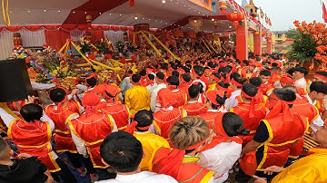 13 Kiệu Thần Bay Quay Tít Tại Lễ Hội Thượng Lâm và Đồng Tâm Ngày 13/02/ Quý Mão 2023 phần 1