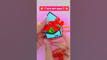 Flower Power: Diy Adorable Gift Ideas🌹🌟🌱#shorts