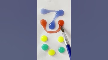 Color mixing { Satisfying} #art #shortsvideo