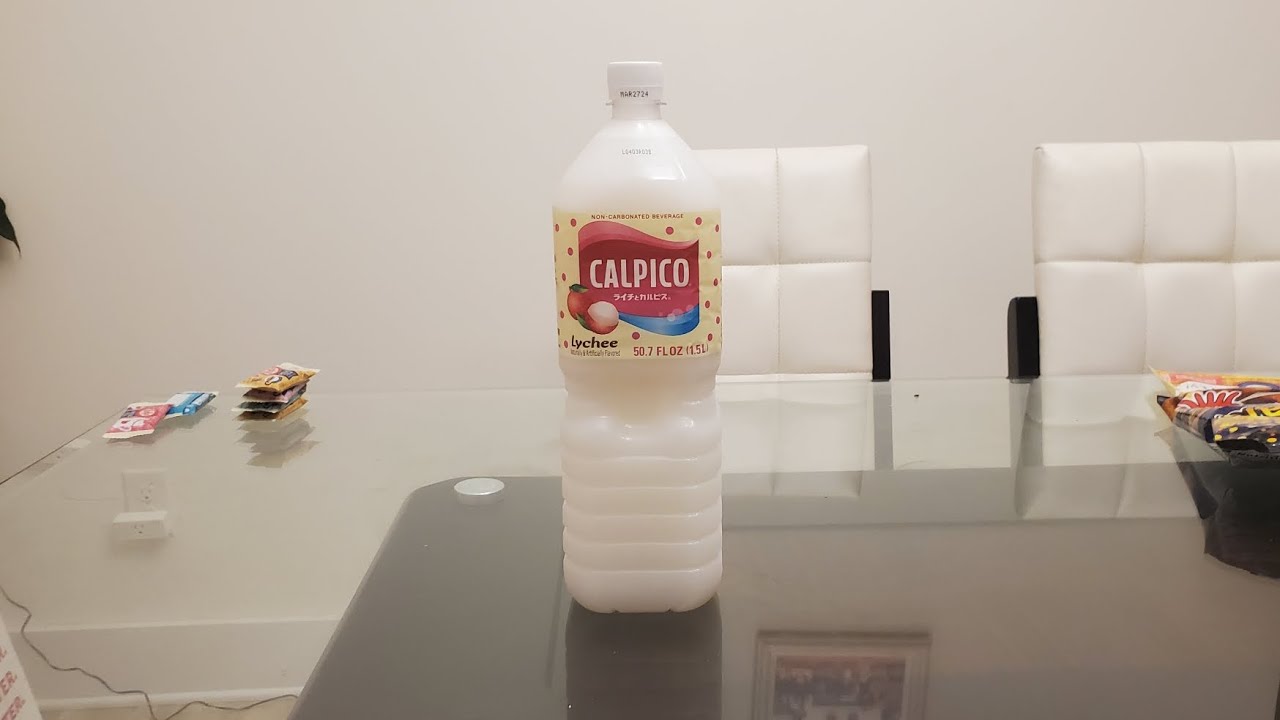 Asahi Calpico Lychee Flavored Drink Review! YouTube
