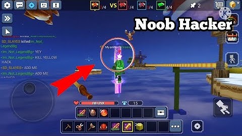 I MEET HACKER *NOOB HACK* | Bedwar Blockman go