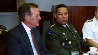 Colin Powell Remembers Former President George H.W. Bush | NBC Nightly News