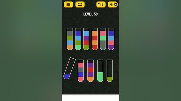 water sort puzzle level 59 | walkthrough solution | Mini Gamer World