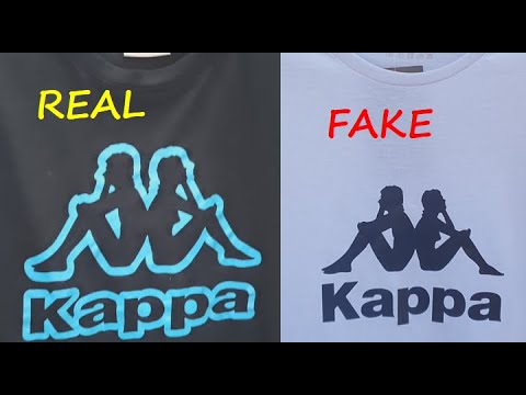 Kappa T shirt real vs fake review. How to spot counterfeit Kappa shirt -  YouTube