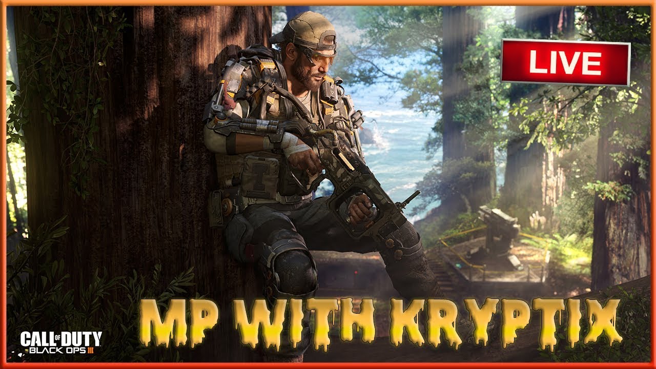 Black Ops 3: CUSTOM ZOMBIES -  HANG OUT WITH KRYPTIX! - (ROAD TO 200 SUBS)