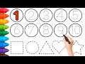 12345 | 123 song | 1234 learning for kids| preschool learning video | Shapes| Colors