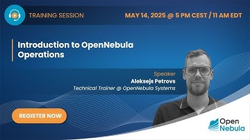 An Introduction to OpenNebula Operations