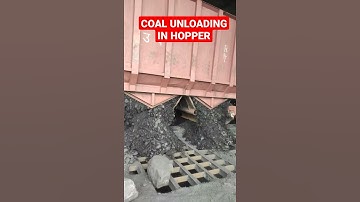 COAL UNLOADING IN HOPPERS BY TRAIN🚂🚋🚃🚋🚃🚋