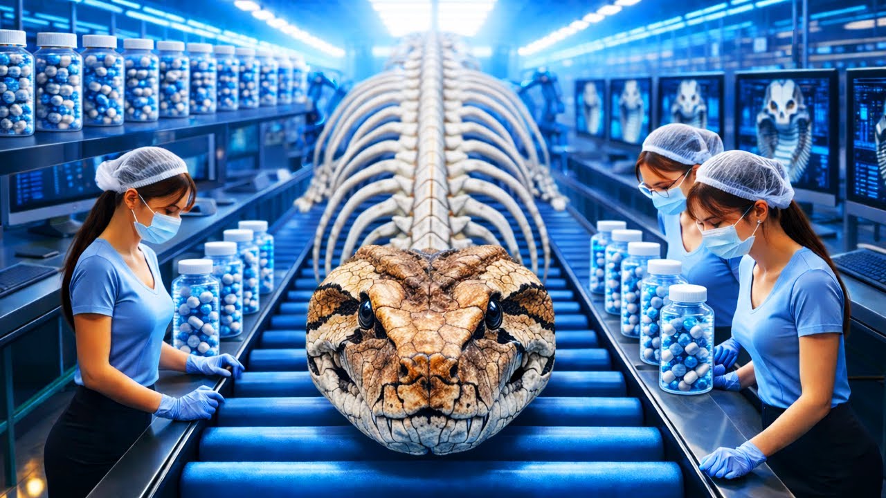 Inside a High Tech Python Skeleton Factory