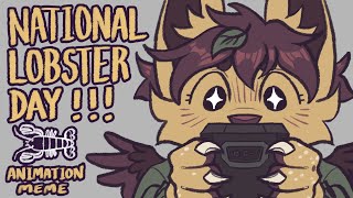 Hot Chocolate animation meme, but it's all lobsters