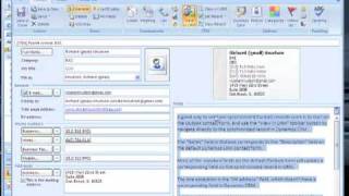 Dynamics CRM 4 Outlook Client -- Synchronizing Contacts