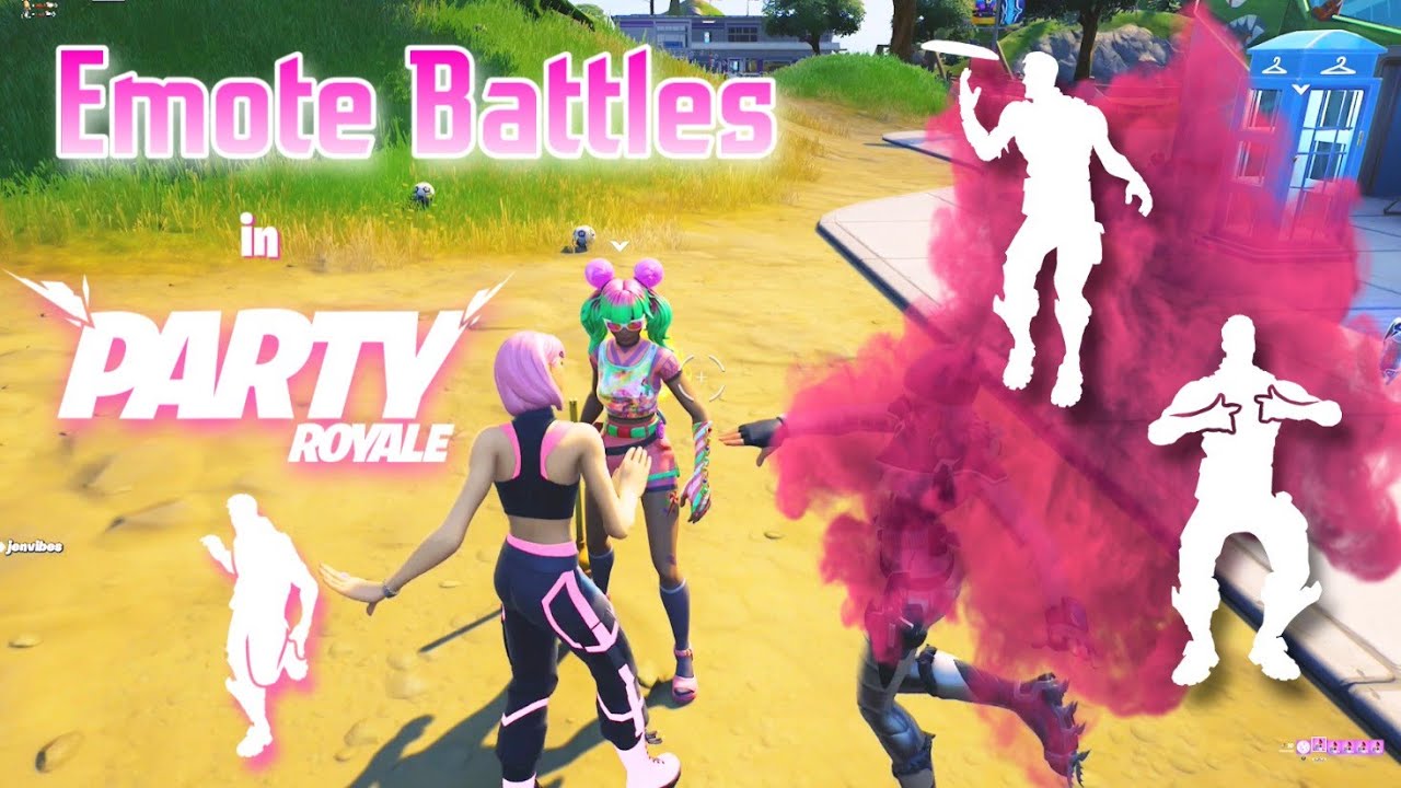 Emote Battles and Flexing Rare Emotes in Party Royale