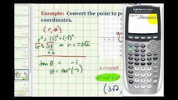 Example:  Convert a Point in Rectangular Coordinates to Polar Coordinates Using Radians