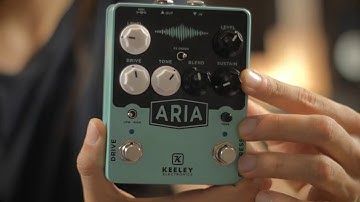 Keeley Aria - How to use Overdrive & Compression in 1 Box