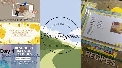 Scrapbook Layout Flip Flap Recipes  #bestof30DSCBL...